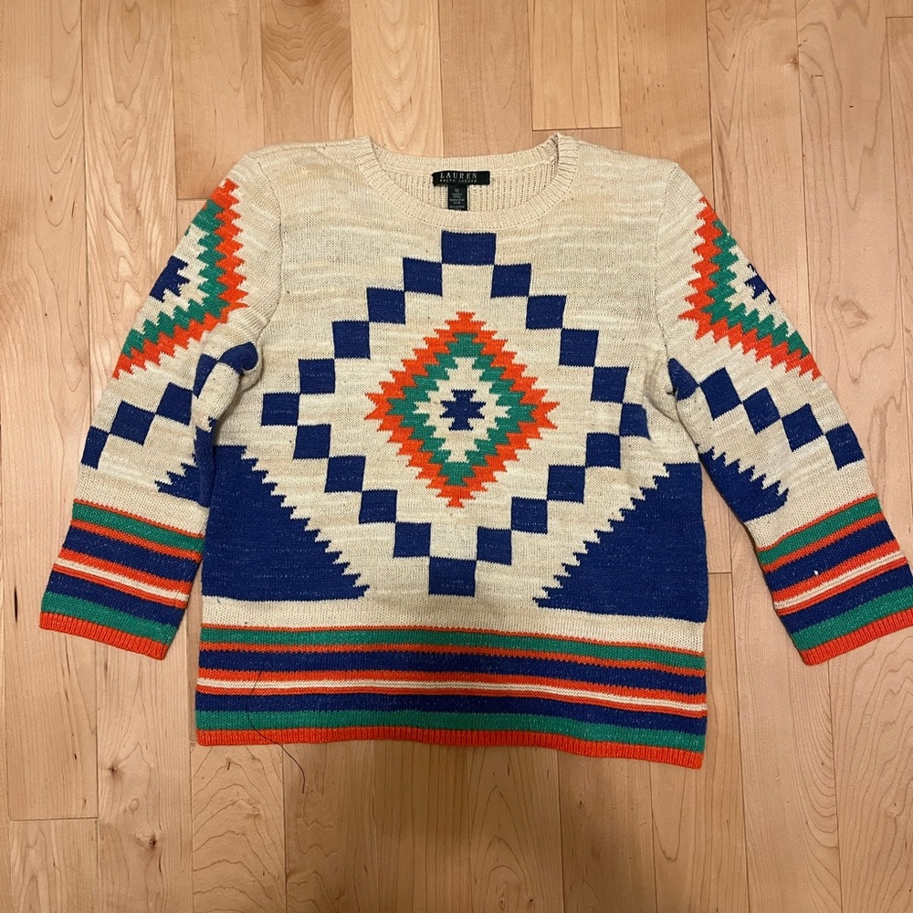 Geometric Ralph Lauren Sweater